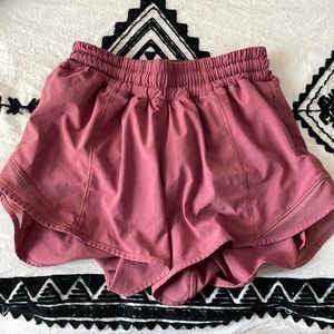 So Merlot Lululemon Hotty Hot Shorts